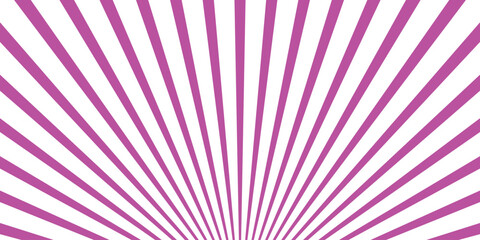 simple magenta sunburst line pattern art for banner poster background. © kowsar