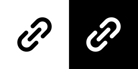 シンプルなリンク・接続・ URLのアイコン