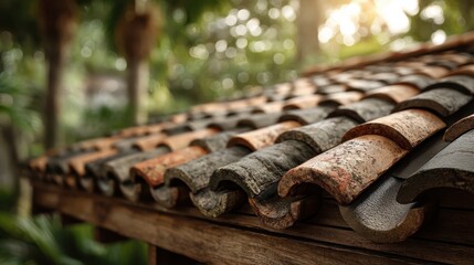 Installation of hurricane-rated roof tiles for enhanced aerodynamic performance.