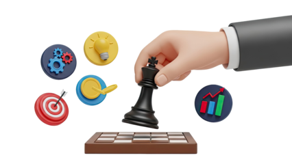 Business Strategy and Success Icons