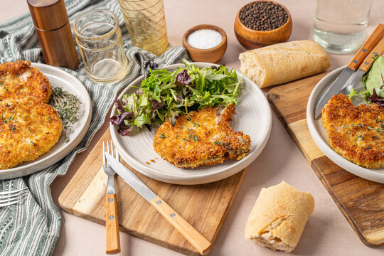 Breaded And Fried Pork Chop