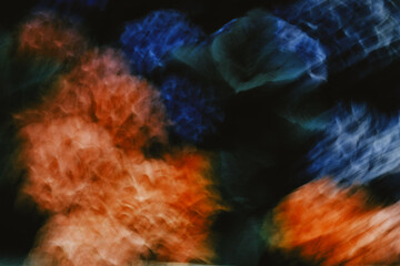 Vivid abstract colors blend in a dynamic display of movement