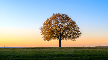 Obraz premium tree in the sunset
