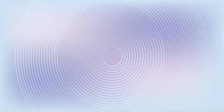 Digital abstract circle lines on blue background. Geometric stripe line art design