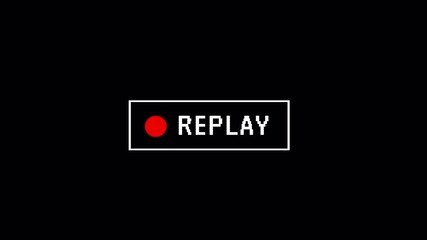 Replay sign icon A vibrant animated replay button glows for a live stream video player interface to instantly watch the content
- Powered by Adobe