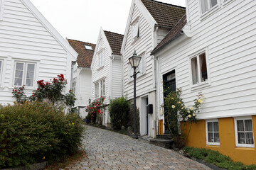 White houses in Stavanger