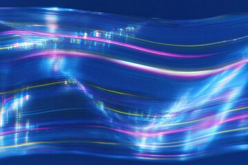 Premium Modern Tech Background Plasma Blue and Neon Violet Digital Interface Elements for Cybersecurity Advertising Content