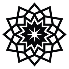 islamic pattern eid background on white background