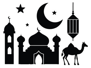 ramadan kareem festive elements