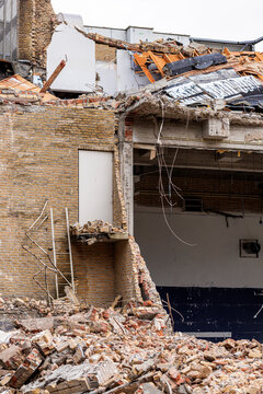 Building that is being demolished