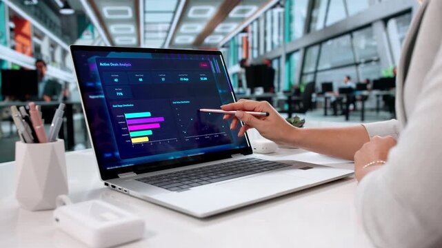 Financial Data Analyst Creating Marketing KPI Dashboard