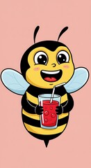 蜜蜂のジュースタイム！