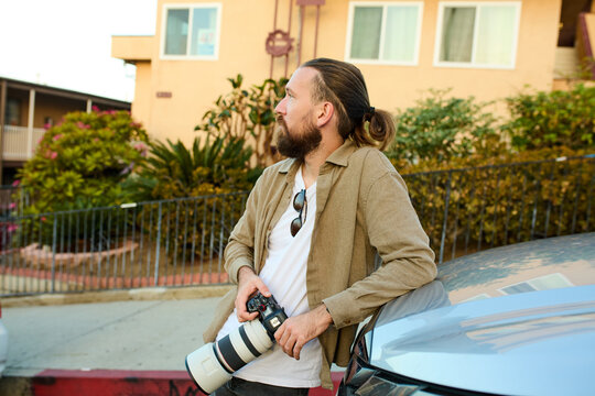 Photographer on the streets of LA