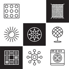 Abstract Geometric Icons Set