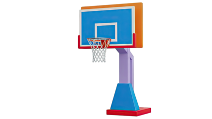 Colorful Toy Basketball Hoop