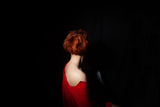 A red hair woman 