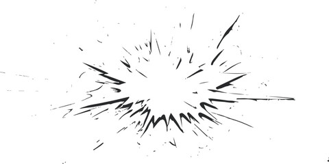 A grunge black ink splat and splash design forms a nature-inspired flower pattern with vector paint texture and artistic drops of ink for a unique christmas decoration illustration