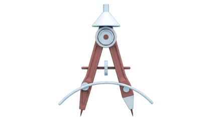 Blue and Gray Compass Tool