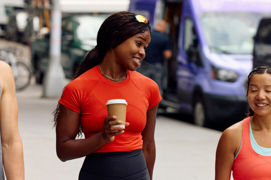 Athletes in urban settings