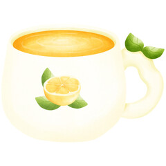 Watercolor lemons are sour and high in vitamins.