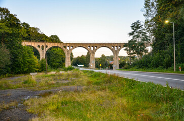 Poland, Lewin Kłodzki September 7, 2025, charming and impressive bridge in Lewin Kłodzki