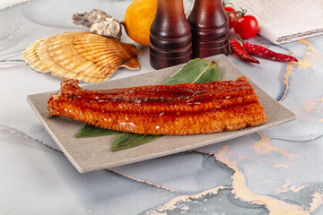 Smoked unagi eel in sause © Andrei Starostin