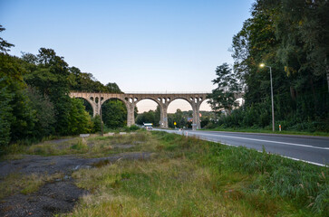 Poland, Lewin Kłodzki September 7, 2025, charming and impressive bridge in Lewin Kłodzki