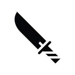 Knife icon, blade, cut