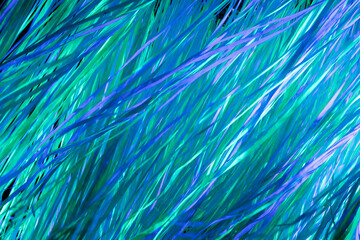 Abstract blue green flowing lines background