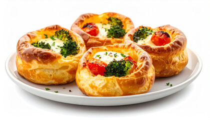 Yorkshire Pudding with Vegetables British Food