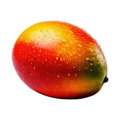 Vivid, wet, ripe fruit on black background