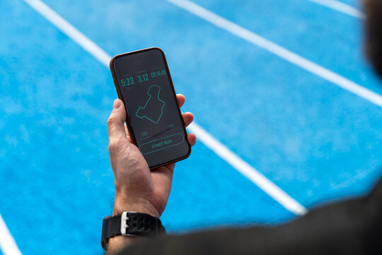 Fitness App Close-Up