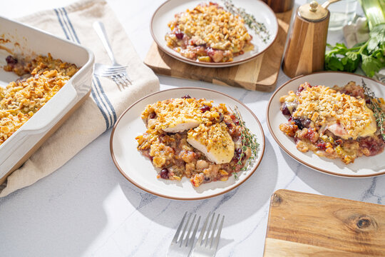 Thanksgiving Leftovers Casserole