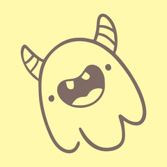 Cute Colorful Hand-Drawn Monster Doodles