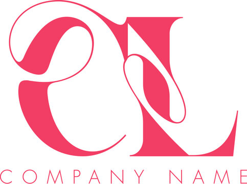 Creative Abstract Initial Letter CL Logo Design