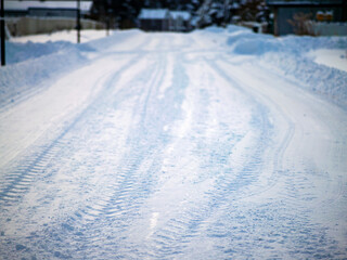 snow removed from the street