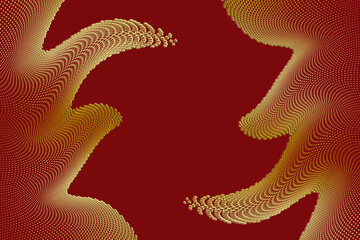 abstract red and golden background 