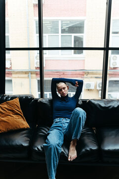 Relaxing in a Cozy Urban Space With Sunlight Streaming In