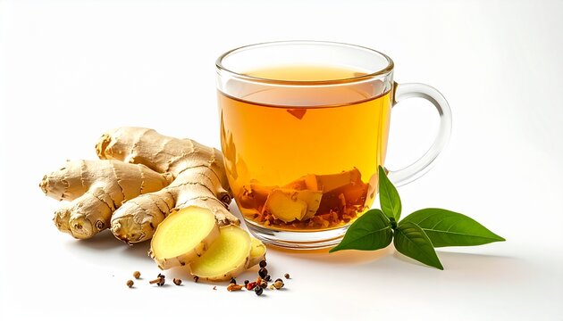 Wedang Jahe Ginger Tea. Traditional Indonesian Food