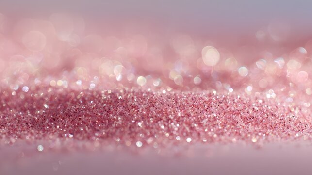 Light pink glitter texture background for chic design projects