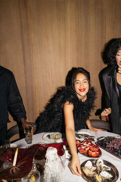 Fancy dinner party