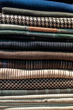 Stack of Woven Textiles