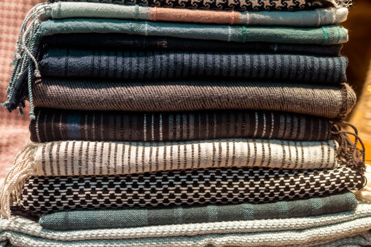 Stack of Woven Textiles