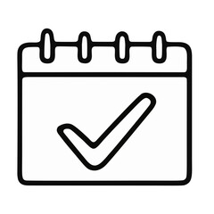 vector illustration of calendar icon