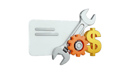 Business Maintenance and Financial Success Concept