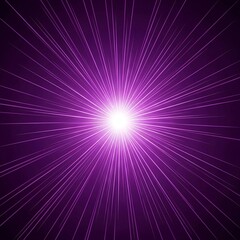Bright Purple Starburst Explosion Light Rays
