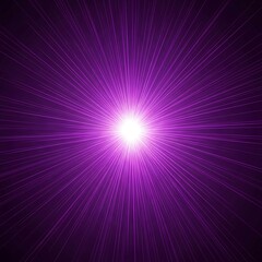 Bright Purple Starburst Light Explosion radial