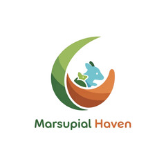 Marsupial Haven Logo with Koala and Moon.