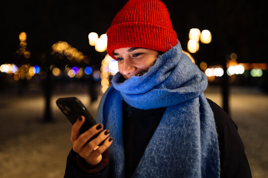 Cozy Night Stroll With A Phone