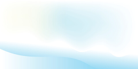 An abstract blue background featuring elegant waves that blend nature and light into a beautiful summer landscape of sea, sky, and sunlit clouds under a bright heaven © jr graphics